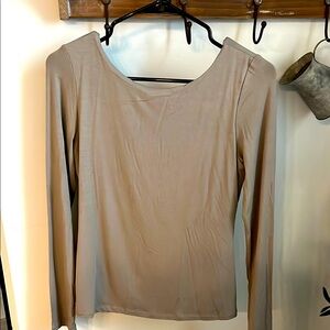 Carly Jean Los Angeles Harper Long Sleeve Taupe